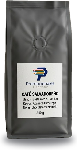 Bolsa de café salvadoreño molido, variedad Blend