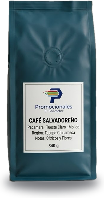 Bolsa de café salvadoreño molido, variedad Pacamara